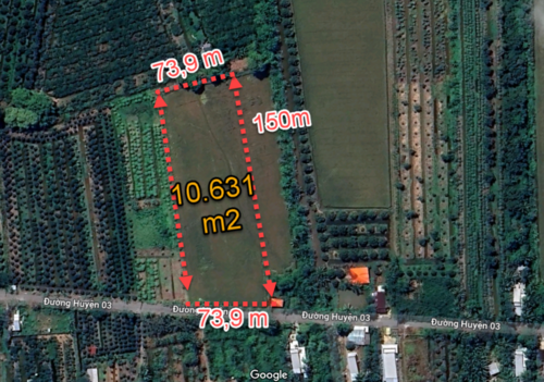 Bán 10 công đất mặt tiền lộ Vàm Bi - Phong Điền - Cần Thơ